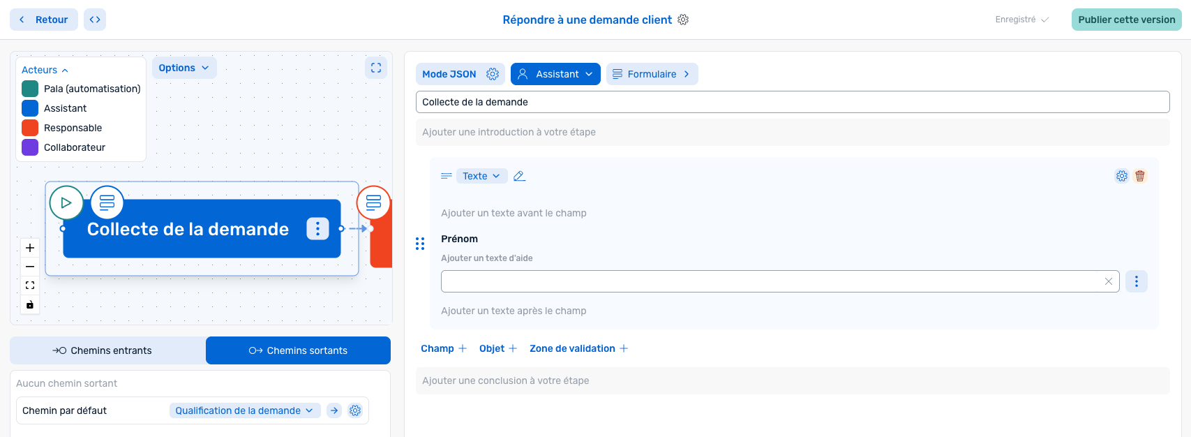 Liste de contrôle des tâches -Concepteur formulaire