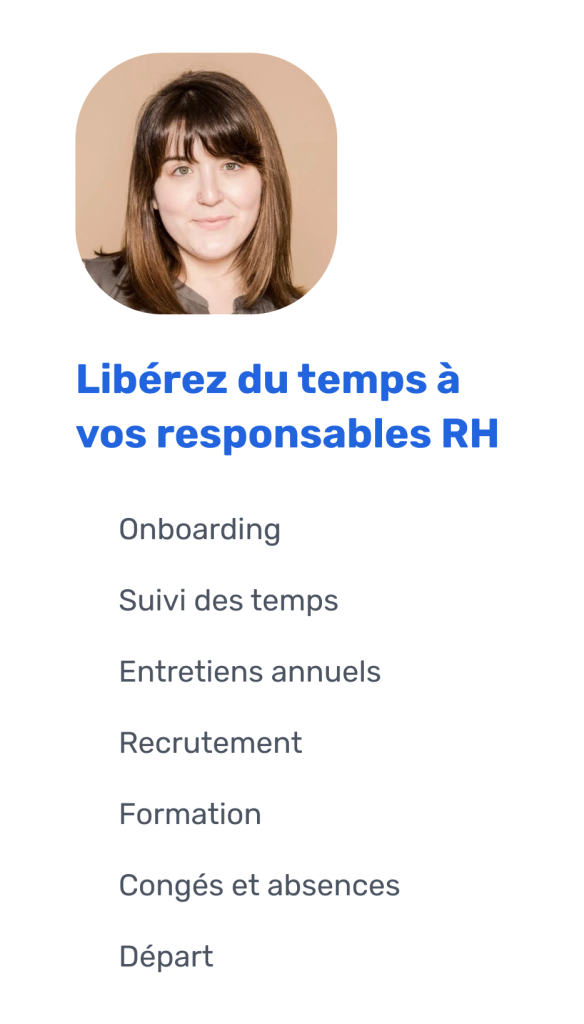 Exemple usage pour outil gestion de tâches RH