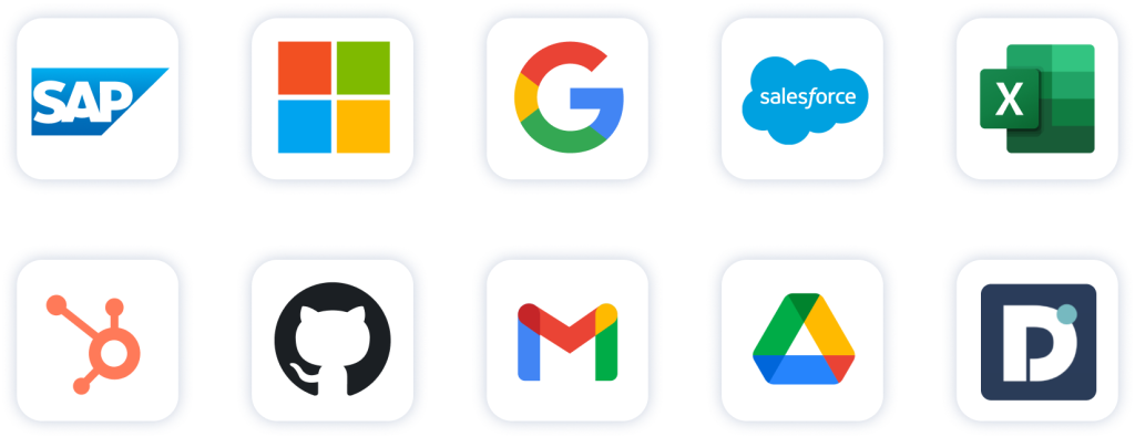 Intégration avec vos logiciels existants